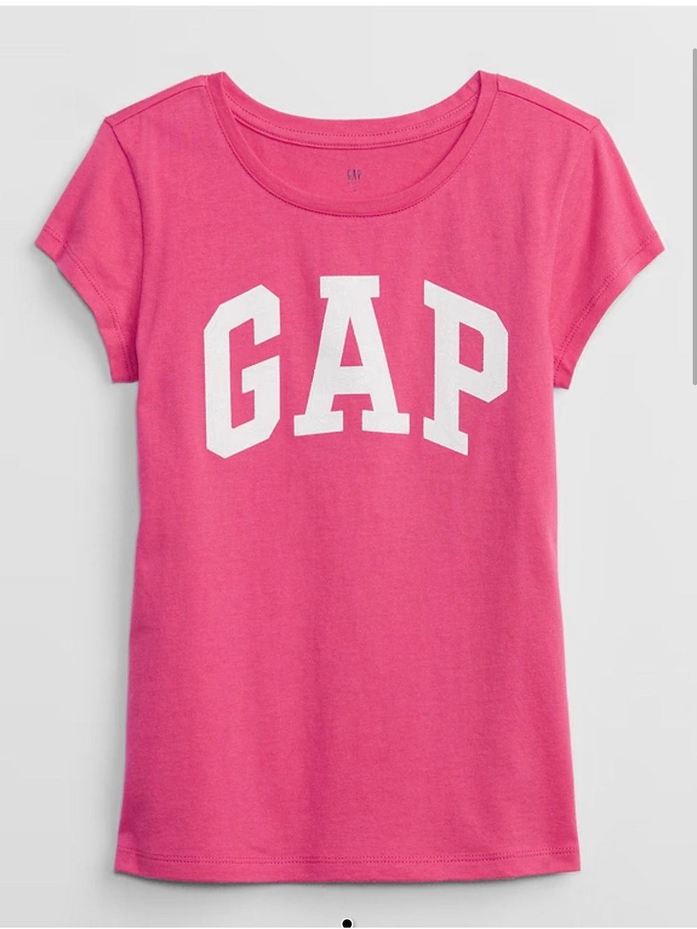 GAP Factory Hot Pink Short Sleeve Logo Tee